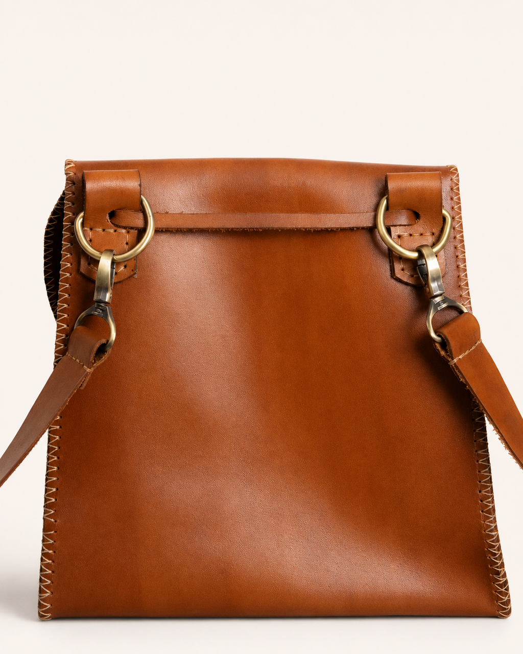 Scarab Natural Leather Backpack