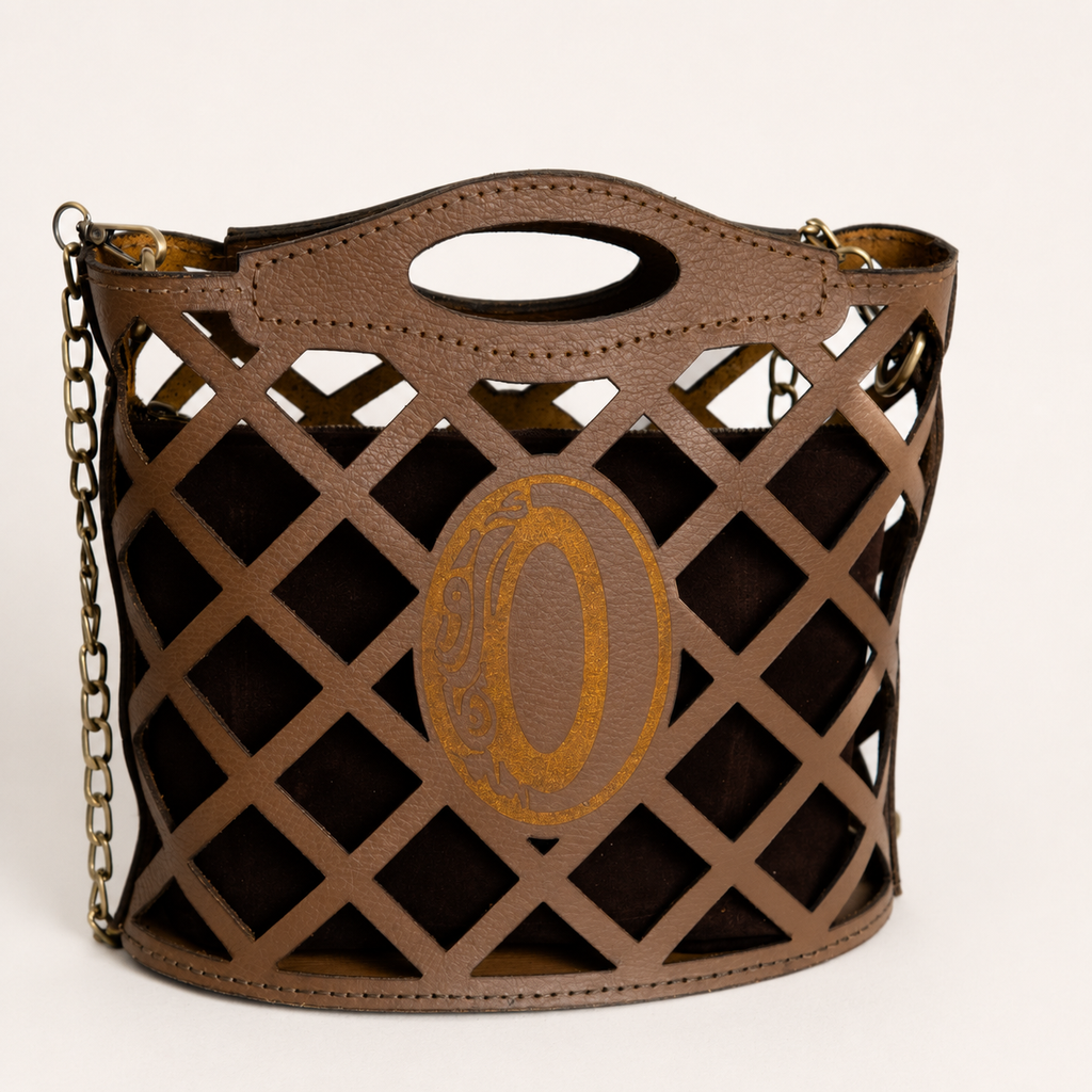 Onna Mesh Natural Leather Bag