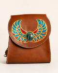 Scarab Natural Leather Backpack