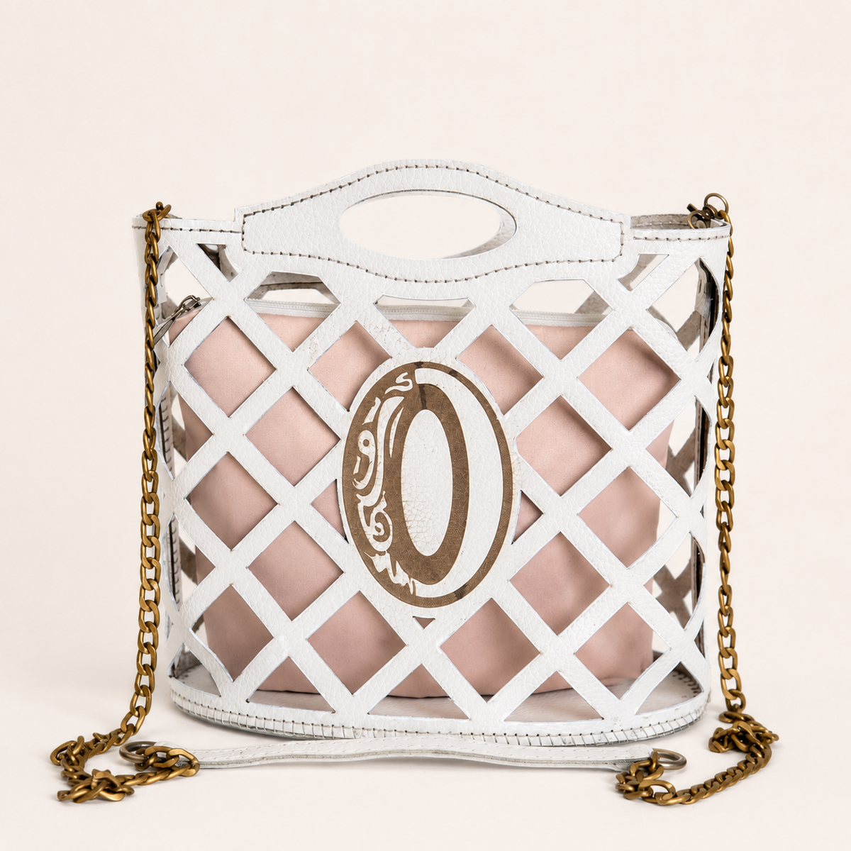 Onna Mesh Natural Leather Bag