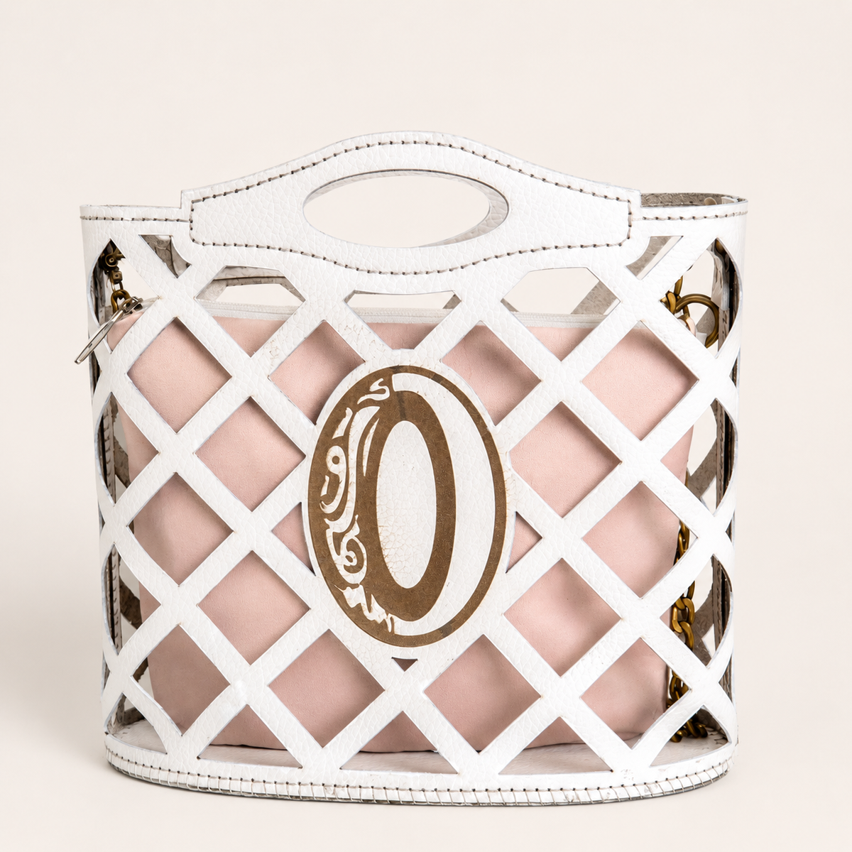 Onna Mesh Natural Leather Bag