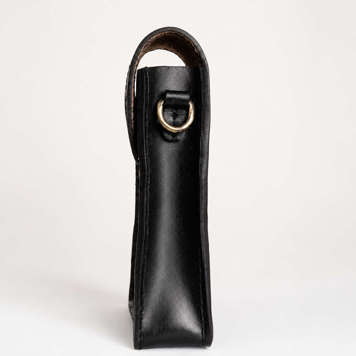 Ankh Natural Leather Crossbody Bag