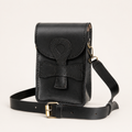Ankh Natural Leather Crossbody Bag